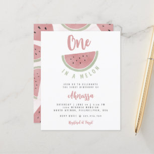 Begroting Watermelon One in een Melon First Birthd