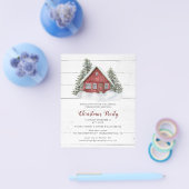 Begroting Waterverf - Eerste kerstfeest Flyer (Enkel)