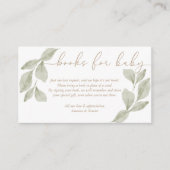 Begroting Waterverf Eucalyptus Books for Baby Informatiekaartje (Voorkant)