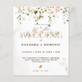 Begroting Waterverf Wildflower Garden Weddenschap (Voorkant)