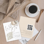 Begroting We doen Boho Pampas QR Code Weddenschap