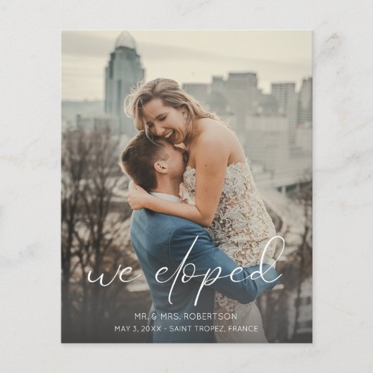 Begroting We hebben de aankondiging van het Calli  Flyer (Voorkant)