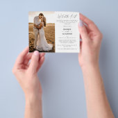 Begroting We hebben de Knot 2 Wedding Reception Fl Flyer (Hand)