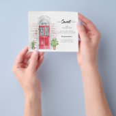 Begroting We hebben de Waterverf verplaatst Flyer (Hand)