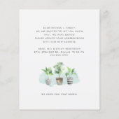 Begroting We hebben een nieuwe aankondiging geplan (Achterkant)