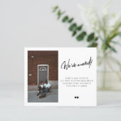 Begroting we hebben foto's bewegende aankondiging  (Staand voorkant)