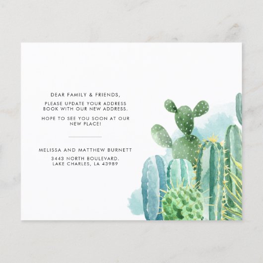 Begroting We hebben wijziging adresaankondiging ve Flyer (Achterkant)