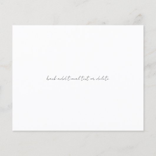 Begroting We zijn een minimalistische H-foto Flyer (Achterkant)