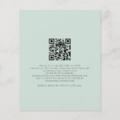 Begroting wij de code Mint QR uitnodigen (Achterkant)