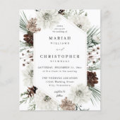 Begroting Winter White Floral & Pine Wedding (Voorkant)