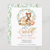 Begroting Ze is een eerste uitnodiging van één dag (Voorkant / Achterkant)