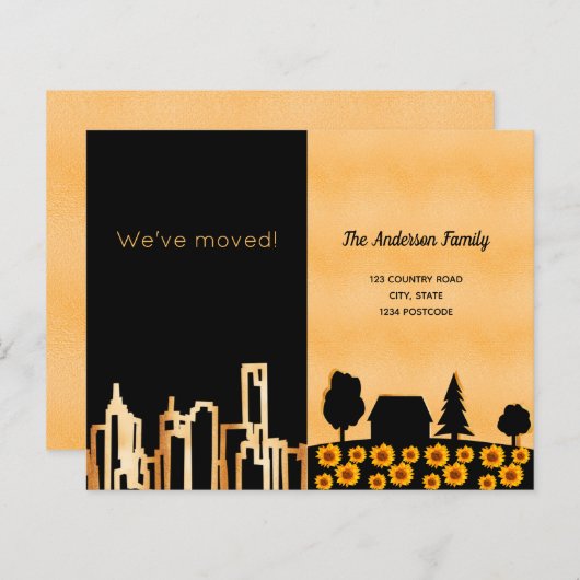 Begroting zwarte goudstad: aankondiging (Voorkant / Achterkant)