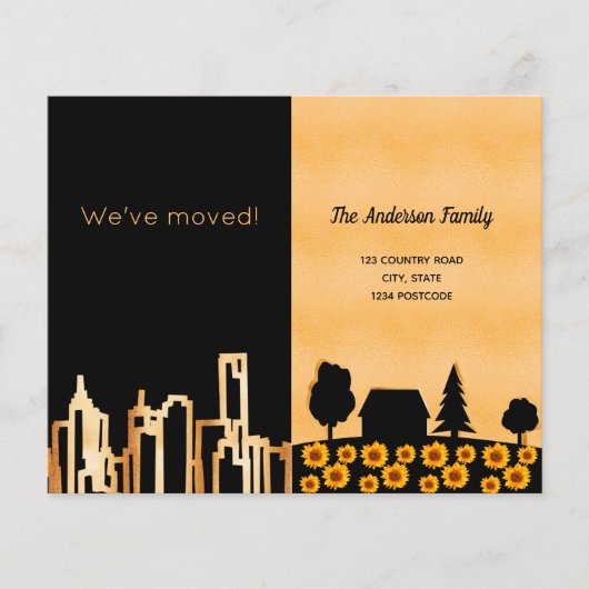 Begroting zwarte goudstad: aankondiging (Voorkant)