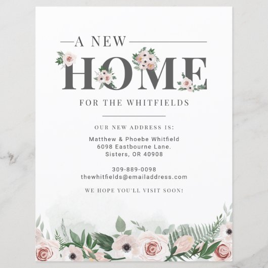 Begrotingsadres Aankondiging van de wijziging van (Voorkant)