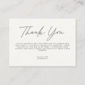 Begrotingsbodemkundig eenvoudig afstuderen dank u informatiekaartje (Achterkant)