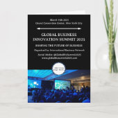 Begrotingsconferentie Evenement Bedrijfsvergaderin Programma (Voorkant)