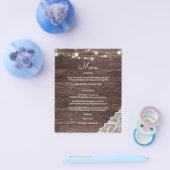 Begrotingshout, String Lights & Lace Menu 2 (Enkel)