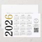 Begrotingskalender 2024 Logo QR-code Gelukkig nieu (Voorkant / Achterkant)