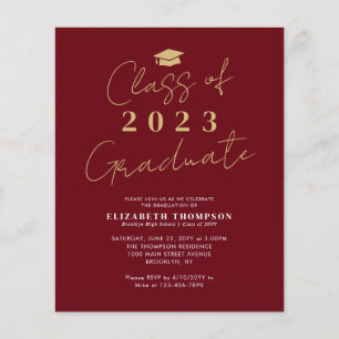 Begrotingsklasse 2023 Red Gold Graduation Party