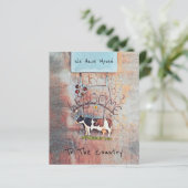 BegrotingsKoe Rustisch Land Western Boerderij Verp (Staand voorkant)