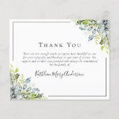 Begrotingssympathie Floral begrafenis (Voorkant)