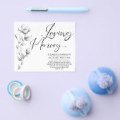 Begrotingssympathie Geheugen /Dank u. Flyer (Enkel)