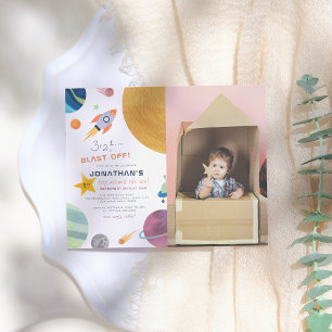 Begrotingsverlies! Rocket Trip Boy Birthday Party