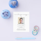 Begrotingsviering van de herdenking van het leven flyer (Enkel)