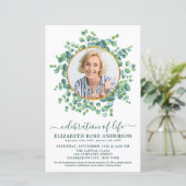 Begrotingsviering van het leven Eucalyptus Foto ui (Staand voorkant)