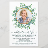 Begrotingsviering van het leven Eucalyptus Foto ui (Voorkant)