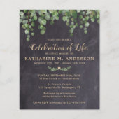 Begrotingsviering van het leven Rustic Greenery no (Voorkant)