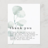 BegrotingsWaterverf Eucalyptus Funeral Hartelijk d (Voorkant)