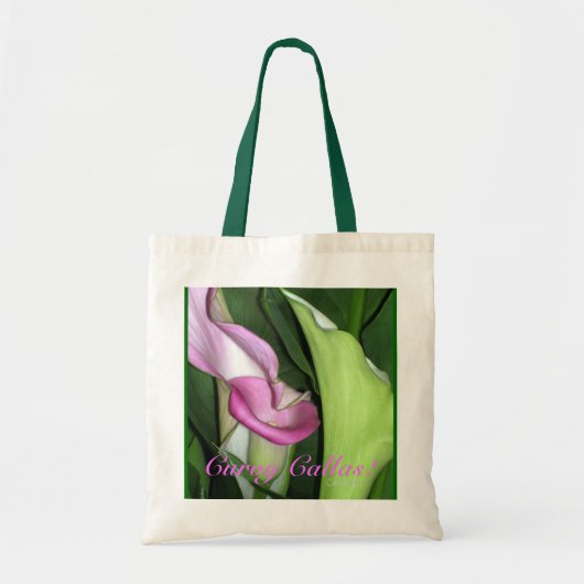 Begrotingszak "Curvy Callas" Tote Bag (Voorkant)