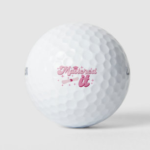 Behaalde het Masterdiploma Afgestudeerd MBA Afstud Golfballen
