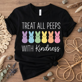 Behandel alle mensen met vriendelijkheid Pasen Ler T-shirt