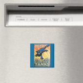 Behandel 'Em Rough - Doe mee met de Tanks! Magneet (Insitu (Vaatwasser))