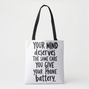 Behandel je geest als de batterij van je telefoon draagtas