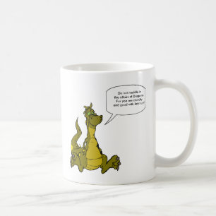 Behandel je niet in de zaken van Dragons. Koffiemok