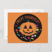 Behandel jezelf! briefkaart (Voorkant / Achterkant)