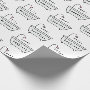 Behandel uw eigen omslagpapier cadeaupapier