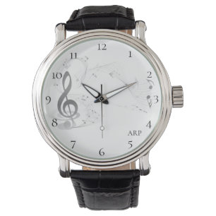 *~* Behandelbaar Clef Creative Modern Classic Musi Horloge