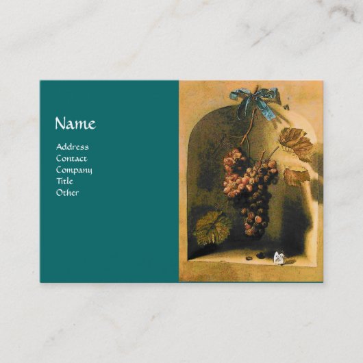 BEHANDELDE GRAPES RUSTISCH VINEYARD, WINERY, VITIC VISITEKAARTJE (Voorkant)