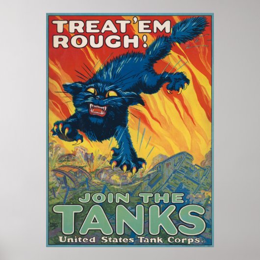 Behandeling 'Em Rough - Join the Tanks Poster (Voorkant)