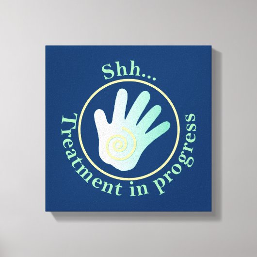 Behandeling in behandeling canvas afdruk (Voorkant)