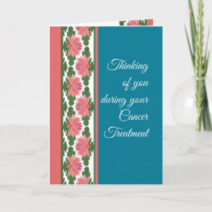 Behandeling van kanker Denk aan u, watergelilies Kaart