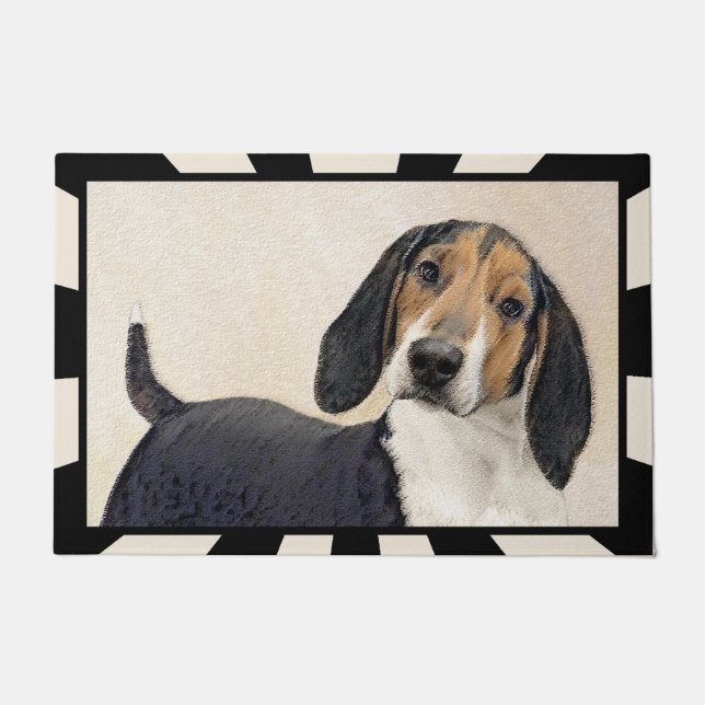 Behandeling van walker Coonhound-schilderijen - Oo Deurmat (Voorkant)