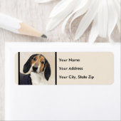 Behandeling van walker Coonhound-schilderijen - Oo Etiket (Insitu)