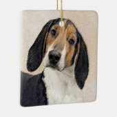 Behandeling van walker Coonhound-schilderijen - Oo Keramisch Ornament (Rechts)