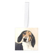 Behandeling van walker Coonhound-schilderijen - Oo Kubus Ornament (Voorkant)