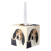 Behandeling van walker Coonhound-schilderijen - Oo Kubus Ornament (Achter hoekig)
